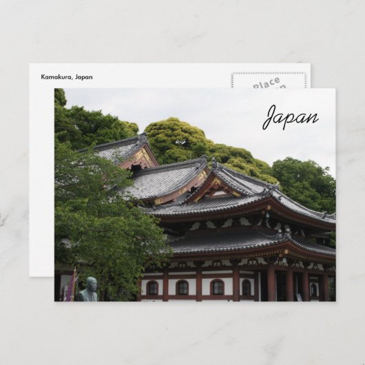 Carte Postale shrine kamakura (Devant / Derrière)