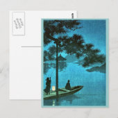 Carte Postale Shubi pine Ukiyoe (Devant / Derrière)