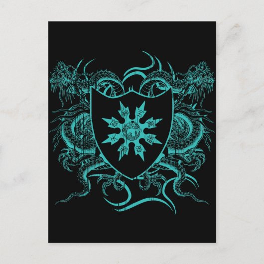 Carte Postale Shuriken Dragons (Devant)