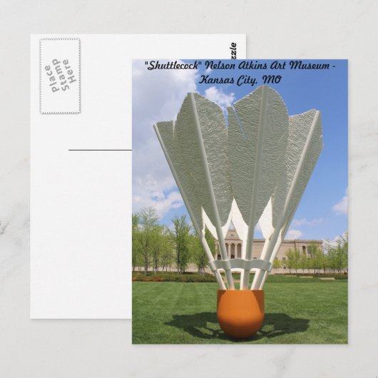 Carte Postale Shuttlecock # 1 (Devant / Derrière)