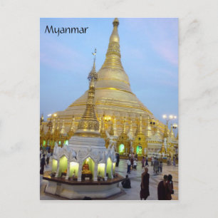 Carte Postale shwedagon myanmar