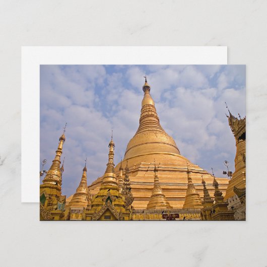 Carte postale Shwedagon Paya (Devant / Derrière)