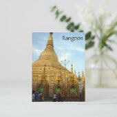 Carte Postale shwedagon rangoon (Debout devant)