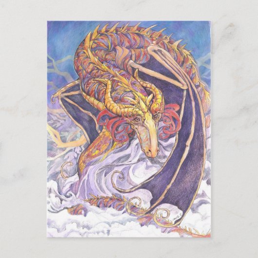 Carte Postale Shy Dragon (Devant)