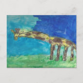 Carte postale Shy Giraffe (Devant)