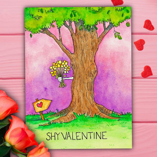 Carte postale Shy Valentine par Nicole Janes