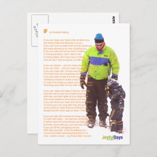 CARTE POSTALE SI (Devant / Derrière)