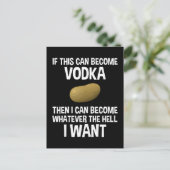 Carte Postale Si Cela Peut Devenir De La Vodka (Debout devant)