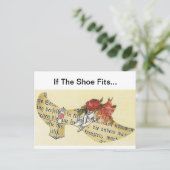 Carte Postale Si La Chaussure Est Conforme... Chaussure Cendrill (Debout devant)