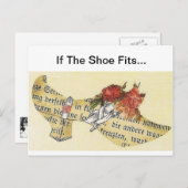 Carte Postale Si La Chaussure Est Conforme... Chaussure Cendrill (Devant / Derrière)