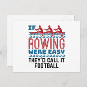 Carte Postale Si le rame était facile, ils appelleraient si le f (Devant / Derrière)