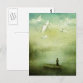 Carte Postale Si les souhaits étaient des ailes (Carte postale) (Devant / Derrière)