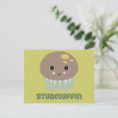 Carte Postale si mignon kawaii stud muffin (Debout devant)