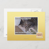 Carte Postale Si tu le tiens comme ça (Devant / Derrière)