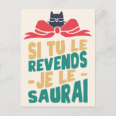 Carte Postale Si tu vends je saurait - Anniversaire Edition (Devant)