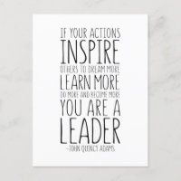 Si Vos Actions Inspirent Les Autres, John Quincy A