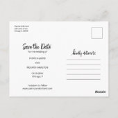 Carte Postale Si Vous Aimez Gâteau Enregistrer Cette Date Mariag (Dos)