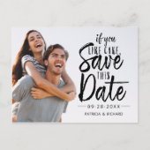 Carte Postale Si Vous Aimez Gâteau Enregistrer Cette Date Photo (Devant)