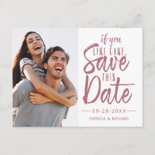 Carte Postale Si vous aimez le gâteau, sauvegardez cette date Ph