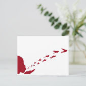 Carte Postale Si vous aimez quelque chose, libérez-le (Debout devant)