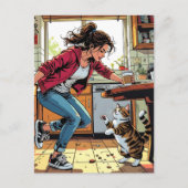 Carte Postale Si vous avez besoin de moi, appelez-moi ! | Drôle (Devant)