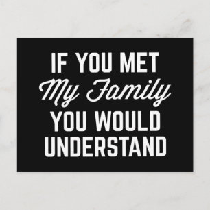 Carte Postale Si Vous Avez Rencontré Ma Citation Amusante De Ma 