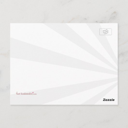 Carte Postale Si vous êtes heureux Clap T Rex Dinosaur drôle Car (Dos)