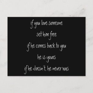 Carte Postale si vous l'aimez, citez