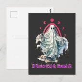 Carte Postale Si vous l'avez fait hanter - Halloween (Devant / Derrière)