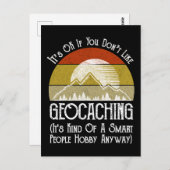 Carte Postale Si vous n'aimez pas le géocaching (Devant / Derrière)