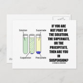 Carte Postale Si Vous Ne Faites Pas Partie De La Suspension De S (Devant / Derrière)