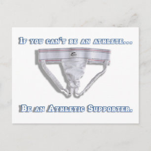 Carte Postale Si vous ne pouvez pas être un athlète...