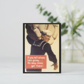 Carte Postale Si vous parlez de la Seconde Guerre mondiale (Debout devant)