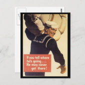 Carte Postale Si vous parlez de la Seconde Guerre mondiale (Devant / Derrière)