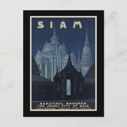 Carte Postale Siam Belle Bangkok (Devant)