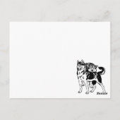 Carte Postale sibérien husky (Dos)