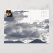 Carte postale Sibérienne Husky (Dos)