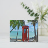 Carte Postale Siboney Beach Club, Antigua (Debout devant)