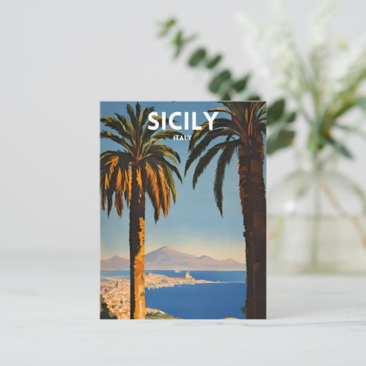 Carte Postale Sicile (Debout devant)