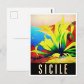 Carte Postale Sicile Italie voyage vintage (Devant / Derrière)