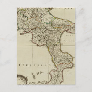 Carte Postale Sicile, Royaume de Naples