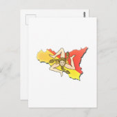 Carte Postale Sicilia 🇮🇹 ☀️ (Devant / Derrière)