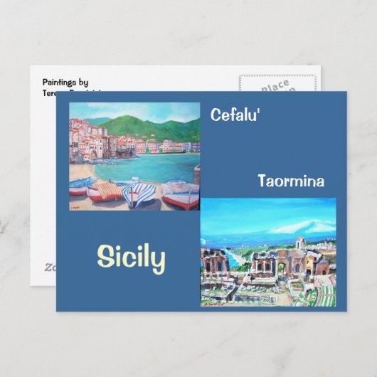 Carte postale Sicily (Devant / Derrière)