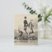 Carte Postale Side saddle équitation 1800s (Debout devant)