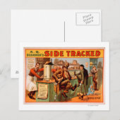Carte Postale Side Tracked - Comical Caf � Scène Théâtre (Devant / Derrière)
