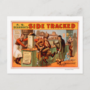 Carte Postale Side Tracked - Comical Caf � Scène Théâtre