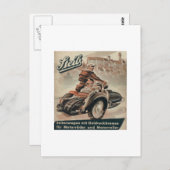 Carte Postale Sidecar (Devant / Derrière)