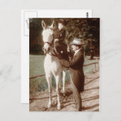 Carte Postale Sidesaddle couple (Devant / Derrière)