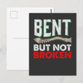 Carte Postale Sideways de la colonne vertébrale Courbe amusante  (Devant / Derrière)