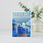 Carte Postale Sidi Bou Dit Que Tunisie Voyage (Debout devant)